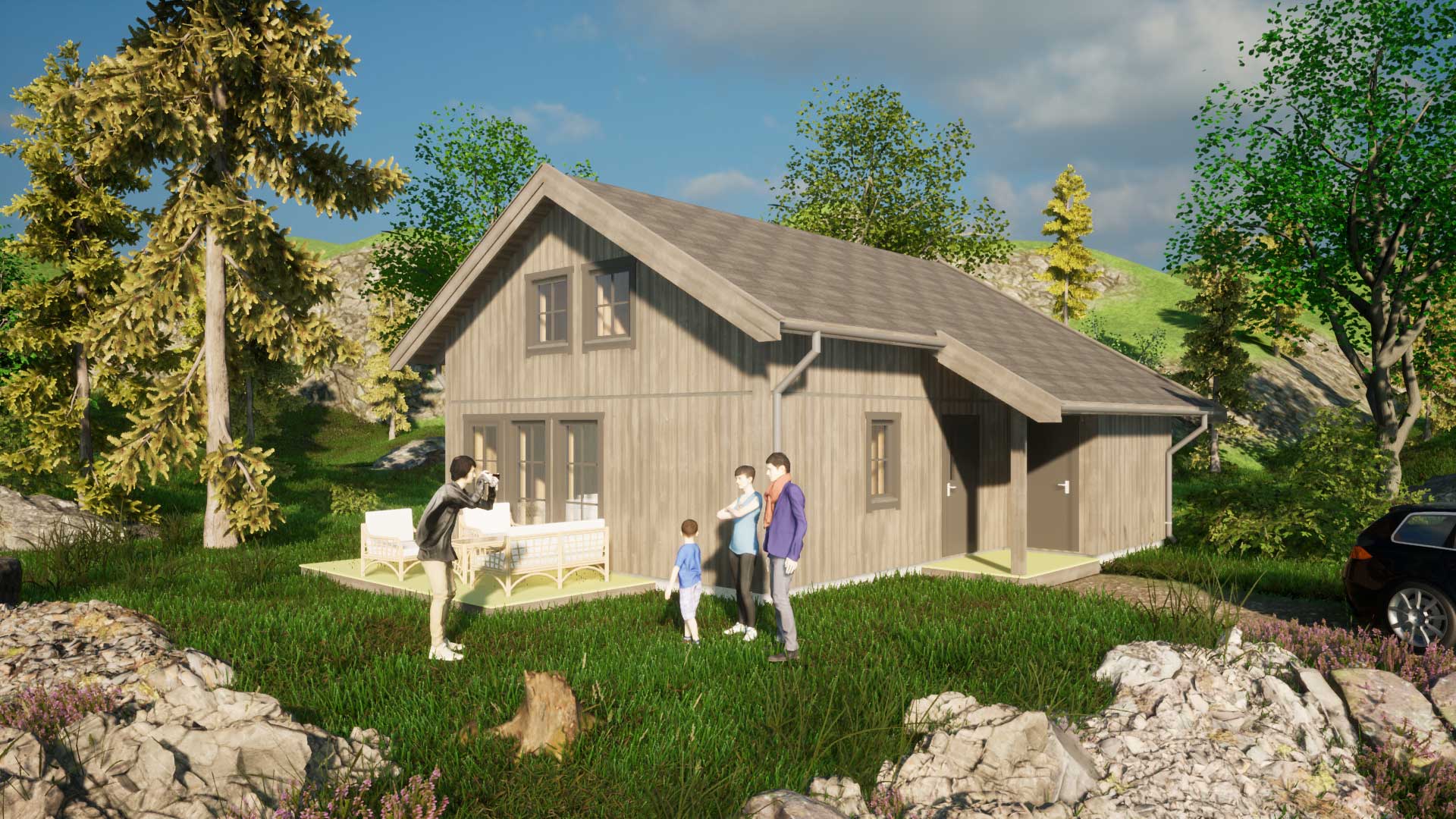 Mjølner Tradisjonell hytte
